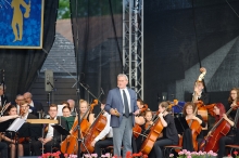 Moderator Hans-Werner Strauß in Aktion