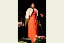 Die Mezzo-Sopranistin Carmen Seibel begeisterte die Zuhörer