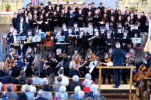 Konzertabschluss durch den LJC und das LJO Saar mit der Aufführung „Ein deutsches Requiem“ v. Johannes Brahms