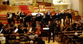 Dirigent Christian Weidt in Aktion