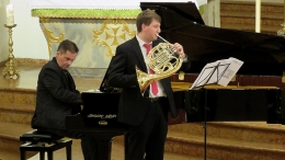 Fabian Pfingstmann (Horn), Lothar Fuhr (Klavier)