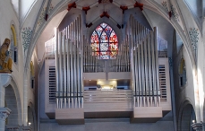 Orgel von Hugo Mayer, erbaut 2014 in der Koblenzer Basilika St. Kastor