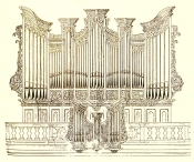 Skizze MAYER-Orgel 1987